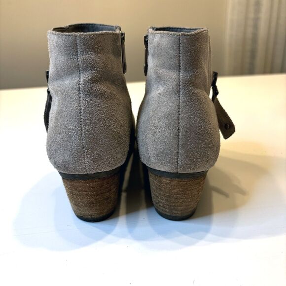 Blondo Women's‎ Grey Suede Leather Waterproof 2" Block Heel Booties US Size 9 M - Picture 9 of 12